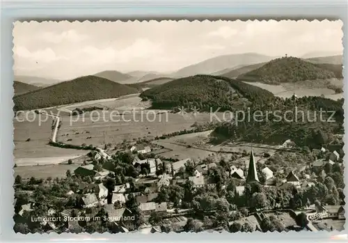 AK / Ansichtskarte Stockum Sauerland Fliegeraufnahme Kat. Sundern (Sauerland)