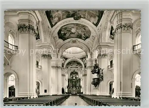 AK / Ansichtskarte Weingarten Wuerttemberg Innenraum Basilika