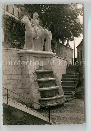 AK / Ansichtskarte Weingarten Wuerttemberg Martinusbrunnen