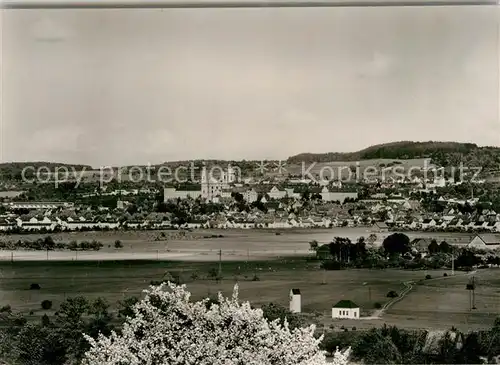 AK / Ansichtskarte Weingarten Wuerttemberg Panorama Abtei Muenster