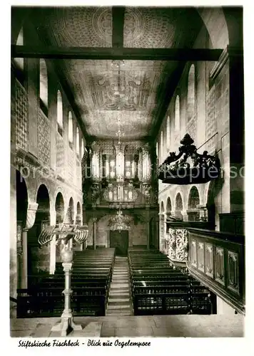 AK / Ansichtskarte Fischbeck Weser Stiftskirche Fischbeck Orgelempore Kat. Hessisch Oldendorf