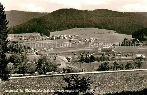 AK / Ansichtskarte Heselbach Baiersbronn Landschaftspanorama Schwarzwald Kat. Baiersbronn