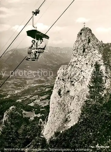 AK / Ansichtskarte Sessellift Jennerbahn Berchtesgaden Untersberg Kat. Bahnen