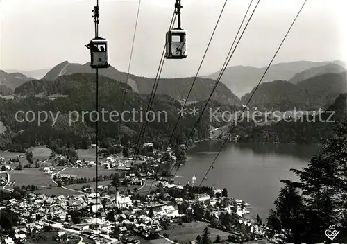 AK / Ansichtskarte Seilbahn Zwoelferhorn St. Gilgen Wolfgangsee  Kat. Bahnen