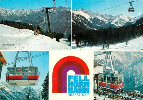 AK / Ansichtskarte Seilbahn Fellhorn Oberstdorf  Kat. Bahnen