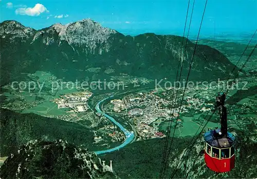 AK / Ansichtskarte Seilbahn Predigtstuhl Bad Reichenhall Hochstaufen Kat. Bahnen