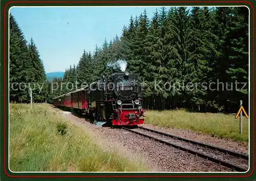 AK / Ansichtskarte Lokomotive Harzquerbahn  Kat. Eisenbahn