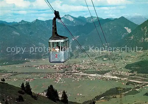 AK / Ansichtskarte Seilbahn Hahnenkamm Reutte Lechaschau Kat. Bahnen