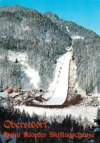 AK / Ansichtskarte Ski Flugschanze Heini Klopfer Oberstdorf  Kat. Sport