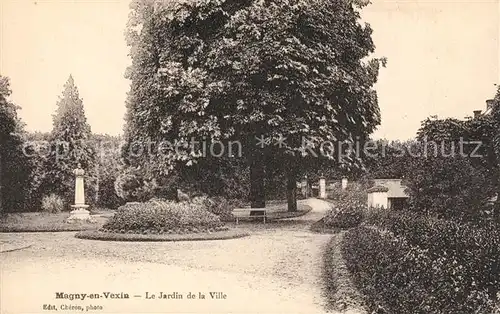 AK / Ansichtskarte Magny en Vexin Le Jardin de la Ville Kat. Magny en Vexin