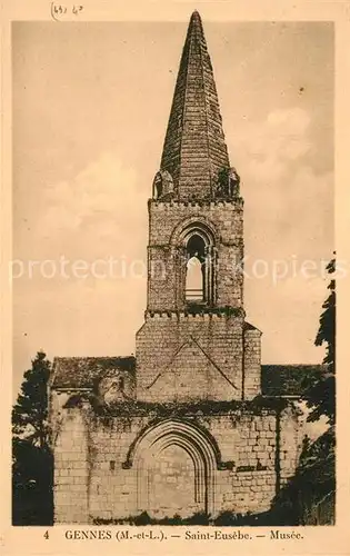 AK / Ansichtskarte Gennes Maine et Loire Saint Eusebe Musee Kat. Gennes