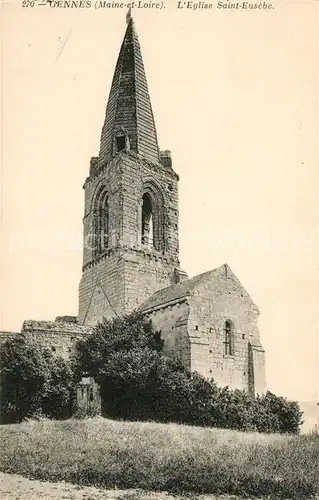 AK / Ansichtskarte Gennes Maine et Loire Eglise Saint Eusebe Kat. Gennes