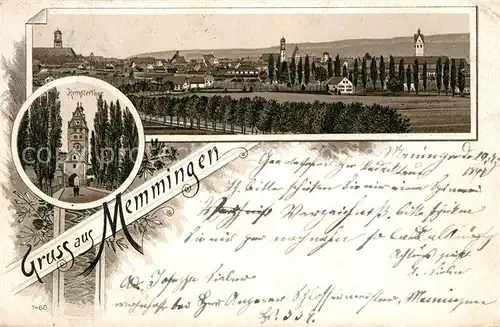 AK / Ansichtskarte Memmingen Kempterthor Panorama Kat. Memmingen