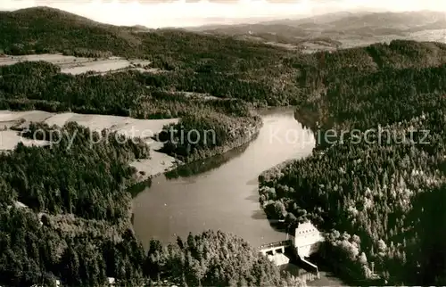 AK / Ansichtskarte Koetzting Hoellensteinsee Fliegeraufnahme Kat. Bad Koetzting