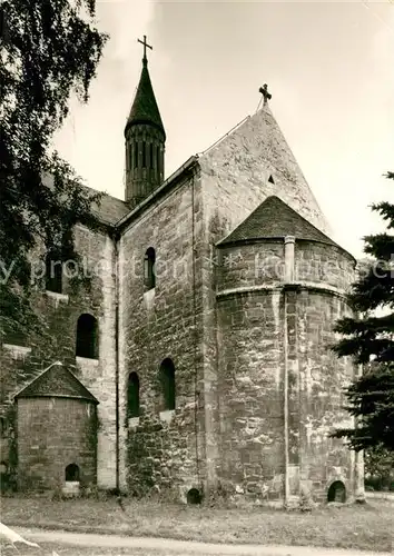 AK / Ansichtskarte Gernrode Harz Kirche Handabzug Kat. Gernrode Harz