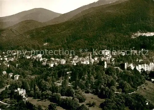 AK / Ansichtskarte Badenweiler Thermalkurort im Schwarzwald Fliegeraufnahme Original Straehle Bild Nr 2685 Kat. Badenweiler