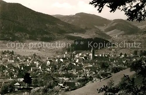 AK / Ansichtskarte Haslach Kinzigtal Panorama Schwarzwald Kat. Haslach Kinzigtal