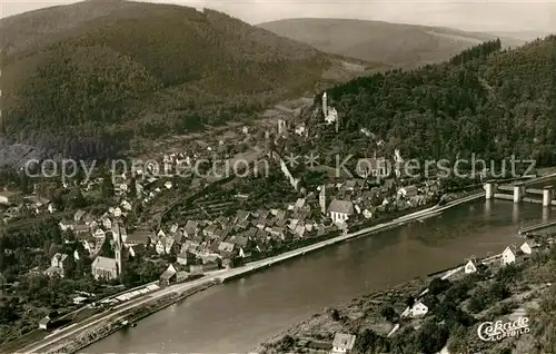 AK / Ansichtskarte Hirschhorn Neckar Luftkurort Fliegeraufnahme Kat. Hirschhorn (Neckar)