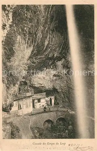 AK / Ansichtskarte Gorges Loup Alpes Maritimes Cascade des Gorges du Loup Kat. Andon