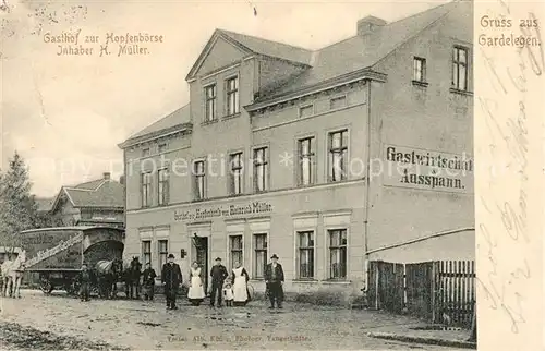 AK / Ansichtskarte Gardelegen Gasthaus Hopfenboerse Mueller Kat. Gardelegen