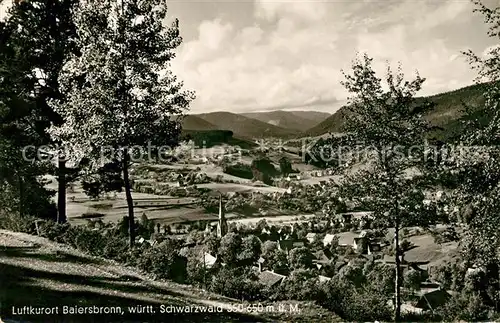 AK / Ansichtskarte Baiersbronn Schwarzwald Landschaftspanorama Luftkurort Kat. Baiersbronn