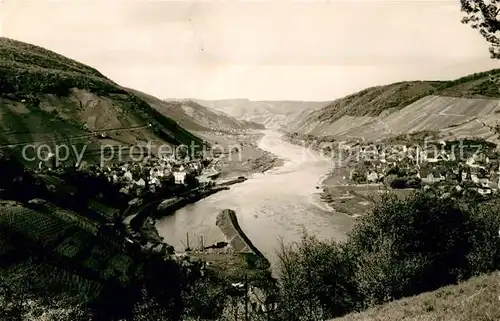 AK / Ansichtskarte Alf Bullay Mosel Panorama Moseltal