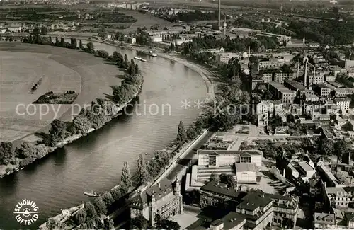 AK / Ansichtskarte Offenbach Main Schloss Fliegeraufnahme Kat. Offenbach am Main