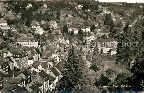 AK / Ansichtskarte Monschau Teilansicht vom Berg aus Kat. Monschau