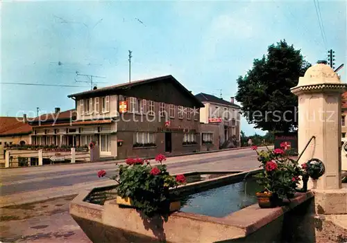 AK / Ansichtskarte Liocourt Brunnen Au Savoy Restaurant Kat. Liocourt