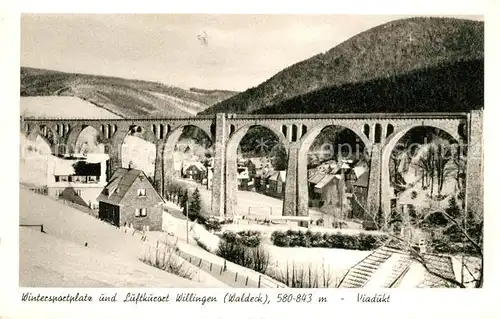 AK / Ansichtskarte Willingen Sauerland Viadukt Kat. Willingen (Upland)