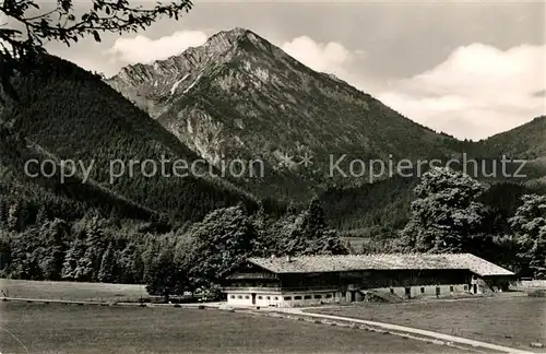 AK / Ansichtskarte Bad Wiessee Berggasthaus Bauaer in der Au Kat. Bad Wiessee