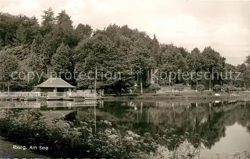 AK / Ansichtskarte Bad Iburg Partie am See Kat. Bad Iburg