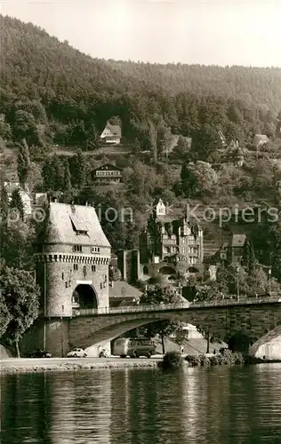 AK / Ansichtskarte Miltenberg Main Mainbruecke Hotel Pension Berghof Kat. Miltenberg