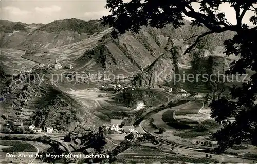 AK / Ansichtskarte Mayschoss Landschaftspanorama Ahrtal mit Lochmuehle Weinberge Kat. Mayschoss