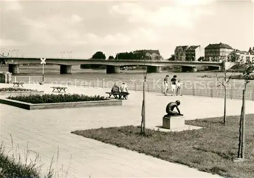 AK / Ansichtskarte Frankfurt Oder Oderpromenade Bruecke Kat. Frankfurt Oder