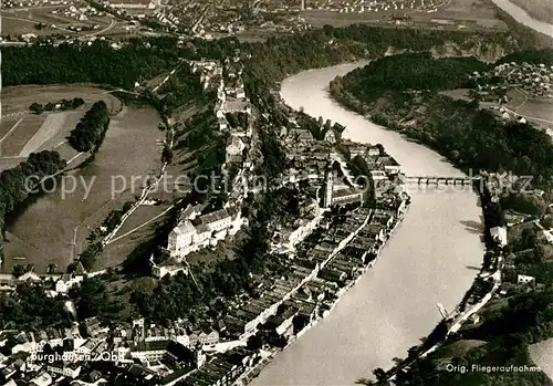 AK / Ansichtskarte Burghausen Oberbayern Original Fliegeraufnahme