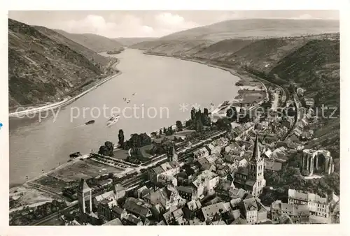 AK / Ansichtskarte Bacharach Rhein Fliegeraufnahme Kat. Bacharach