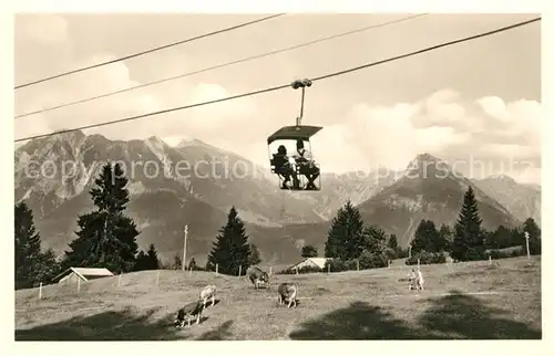 AK / Ansichtskarte Sessellift Oberstdorf  Kat. Bahnen