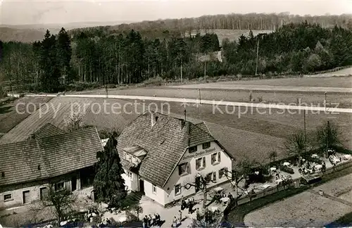 AK / Ansichtskarte Johanniskreuz Fliegeraufnahme Gasthaus Pension Braband Kat. Trippstadt