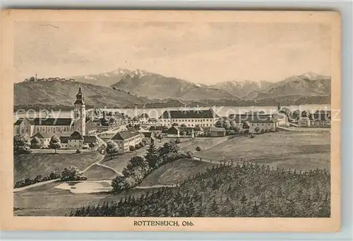 AK / Ansichtskarte Rottenbuch Oberbayern Panorama Kat. Rottenbuch