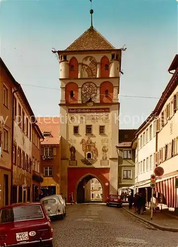 AK / Ansichtskarte Wangen Allgaeu Martinstor Kat. Wangen im Allgaeu