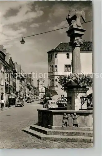 AK / Ansichtskarte Wangen Allgaeu Herrenstrasse Ravensburger Tor Kat. Wangen im Allgaeu