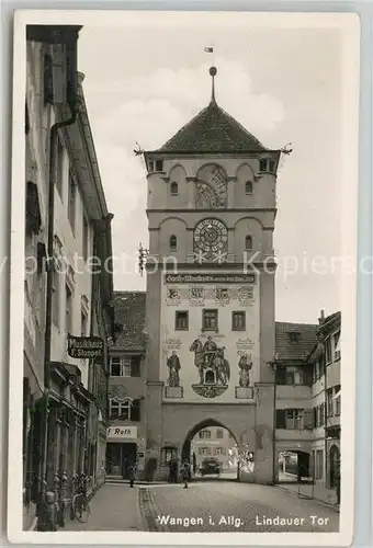 AK / Ansichtskarte Wangen Allgaeu Lindauer Tor Kat. Wangen im Allgaeu