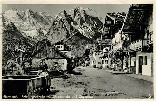 AK / Ansichtskarte Garmisch Partenkirchen Waxenstein Zugspitz Kat. Garmisch Partenkirchen