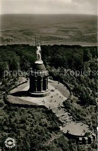 AK / Ansichtskarte Hermannsdenkmal Fliegeraufnahme Kat. Detmold