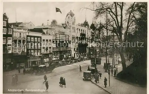 AK / Ansichtskarte Amsterdam Niederlande Rembrandtsplein Kat. Amsterdam