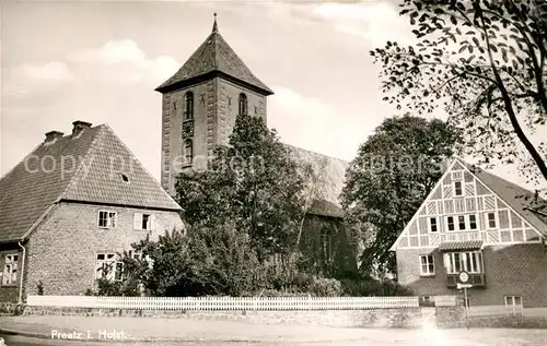 AK / Ansichtskarte Preetz Holstein Ortsmotiv mit Kirche Kat. Preetz