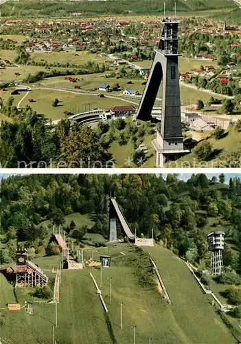 AK / Ansichtskarte Garmisch Partenkirchen Skistadion Anlaufturm Sprungschanzen Kat. Garmisch Partenkirchen