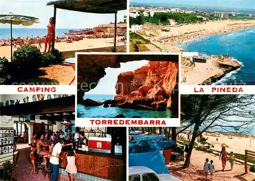 AK / Ansichtskarte Torredembarra Camping La Pineda Strand Br Kat. Tarragones