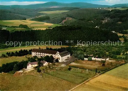 AK / Ansichtskarte Elkhausen Sieg Haus Marienberge Fliegeraufnahme Kat. Katzwinkel (Sieg)